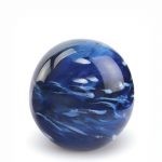 Elan bol E01MB-1,5 gemarmerd blauw 17 cm.