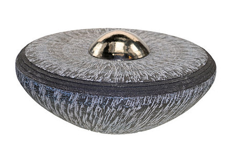 Disk urn ERBLDLCG4 keramiek groot Carbon grey