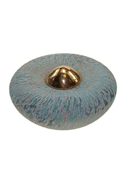 Disk urn ERBLDSOB1 keramiek klein ocean blue