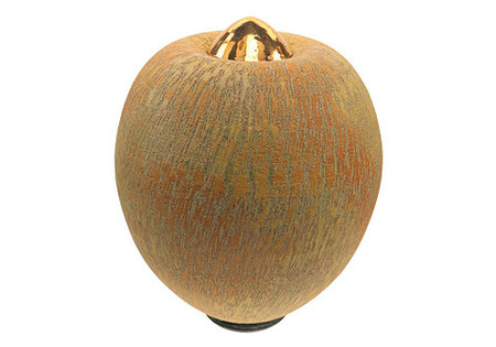 Cone urn ERBLCLYS3,5 keramiek groot yellow sun.