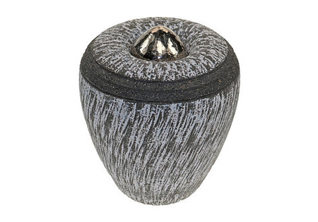 Cone urn ERBLCSGC0,4 keramiek klein carbon grey.