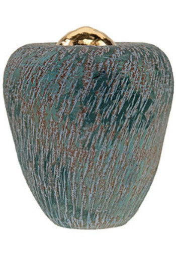 Cone urn ERBLCSOB0,4 keramiek klein ocean blue.