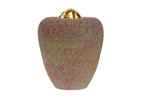 Cone urn ERBLCSRR0,4 keramiek klein rainbow red.
