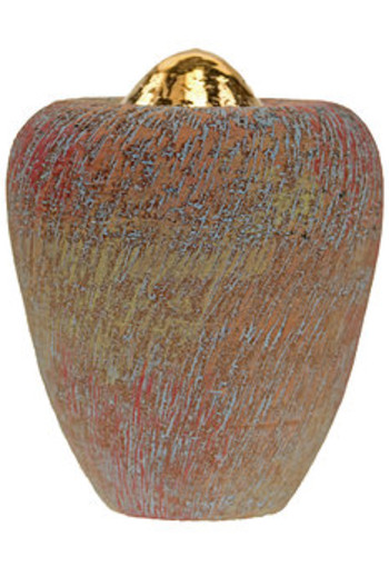 Cone urn ERBLCSRR0,4 keramiek klein rainbow red.