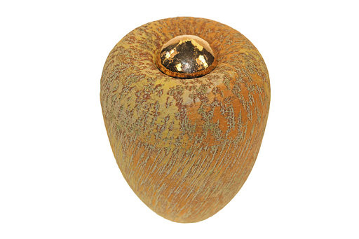 Cone urn ERBLCSYS0,4 keramiek klein yellow sun.