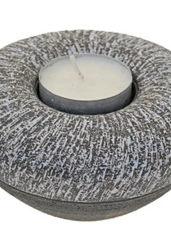 Tealight urn ERBLTLOB0,4 keramiek carbon grey.