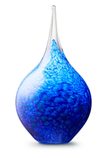 Druppel medium U01MO-B Blauw gemixd ondoorzichtig