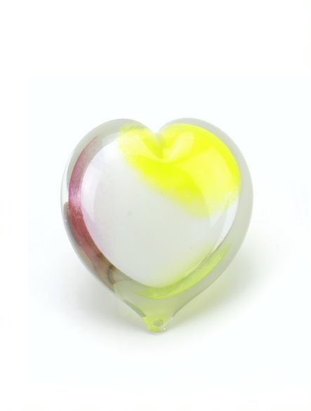 Pebble hart U36PHOPT pastel ondoorschijnend sweet colors